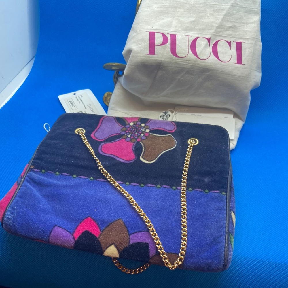 Rare Emilio Pucci By Jana‎ Purple Purse Handbag